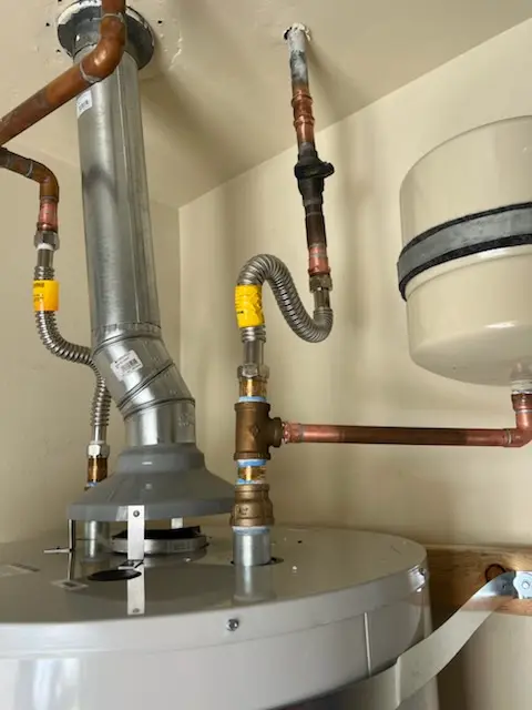 Water heater installation and plumbing repair in Vickery